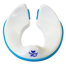 Pourty 幼童訓練馬桶坐墊, 白色的