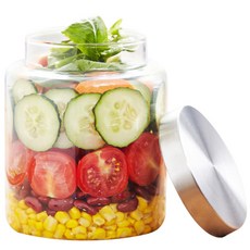 LIGHTKING 茶盒玻璃密閉容器MF-06, 650毫升, 1個