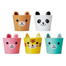 易家烘焙人物甜品杯套組, 5入, 1組