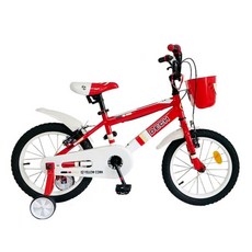 옐로우콘 어린이 자전거 데크 18형, 레드, 1개