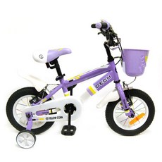 옐로우콘 어린이 자전거 데크 18형, 퍼플, 1개