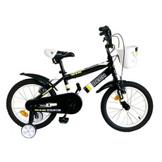 옐로우콘 어린이 자전거 데크 18형, 블랙, 1개