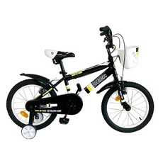 옐로우콘 어린이 자전거 데크 16형, 블랙, 1개