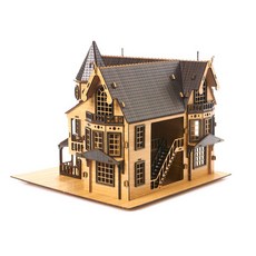 LI NA DESIGN 幻想大廈微型DIY, 黑色