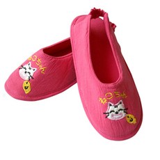 Hongdaesunhuisyap Nekojjang 襪套式室內拖鞋, 粉紅色