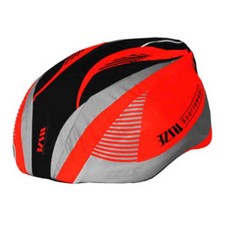 雨天用自行車安全帽 SCD4007RG, 紅+灰, 1個