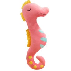 홍대선희샵 바디 필로우 쿠션 530 점박이 해마, 핑크