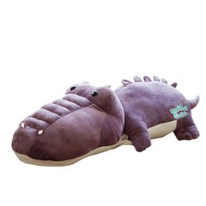 Sunheeshop 鱷魚造型抱枕, 紫色的