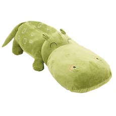 Sunheeshop 河馬造型抱枕, 綠色