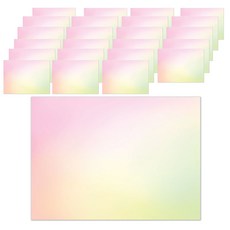 블린 파스텔 드림 종이 테이블 매트 400 x 290 mm, 1개입, 24개