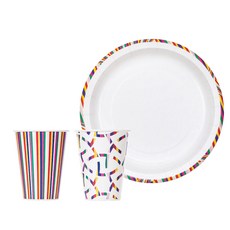 BLEEN 造型紙盤紙杯組合 230mm, 1套