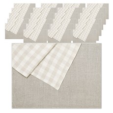 블린 네츄럴 테이블 종이 테이블 매트 400 x 290 mm, 1개입, 24개