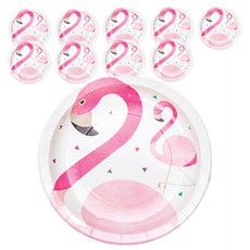 BLEEN 造型紙盤 紅鶴款 180mm, 1件, 10個