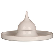 costaverde 食物分隔盤 24cm, 白色的, 1個