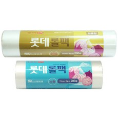 롯데이라이프 롤팩 소형 200매 + 롤팩 알뜰형 중형 200매, 1세트