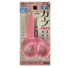 닛빤 캡부착 미용가위, 핑크, 1개