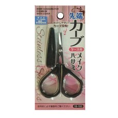 닛빤 캡부착 미용가위, 블랙, 1개