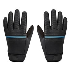 시마노 남성용 윈드 브레이크 써멀 리플렉티브 자전거 장갑, 블랙 + 블루, 1개