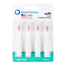 WFH 음파 전동 칫솔 교체용 칫솔모 SG-503, SG-503(핑크), 4개