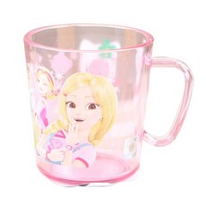 오키티 국산 소피루비 투명 손잡이 컵, 혼합 색상, 1개