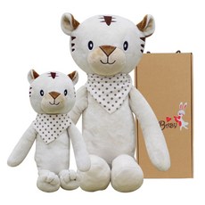 코니베이비 애착인형 아기백호 티티 35 랜덤 발송 + 수면인형 티티 75 랜덤 발송 + 선물박스, 1세트