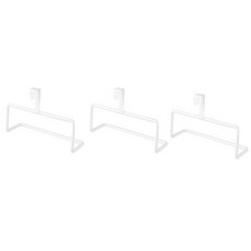 Block Mart廚房簡約抹布多功能掛架, 白色的, 3個