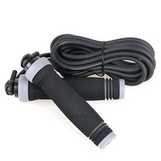 BODY SCULPTURE 柔軟泡棉跳繩, 黑色, 1個