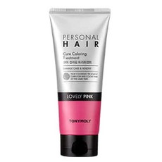 토니모리 퍼스널 헤어 매니큐어 컬러링 트리트먼트, 러블리 핑크, 1개
