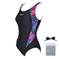 AQUATICA 女款連身泳衣 AQA1362+胸墊 隨機出貨+收納袋組