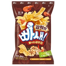 해태제과 빠새 빠삭한 새우칩 갈릭맛, 120g, 1개