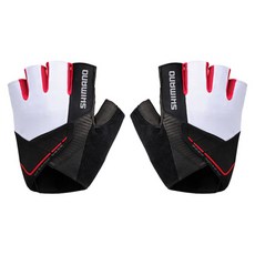 시마노 여성용 어드밴스트 자전거 장갑, 화이트 B, 1개
