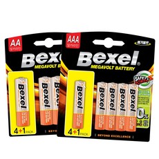 벡셀 메가볼트 건전지 AA 5p + AAA 5p 세트, 1세트