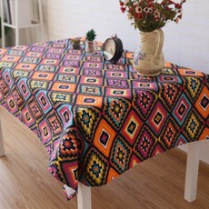 ecody 邏輯方塊桌布, 120 x 120 cm, 彩色