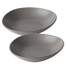 ERATO 鵝卵石造型碗 17cm, 灰色的, 2件