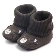 aryko 軟羊毛泰迪熊襪型學步鞋