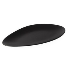 ERATO 鵝卵石造型長盤, 黑色的, 1入