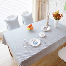 ECODY 真正的條紋桌布, 藍色, 60 x 60 厘米