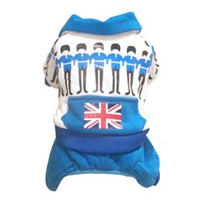 이코디 반려동물 장난감 병정 츄리닝, 블루, 1개