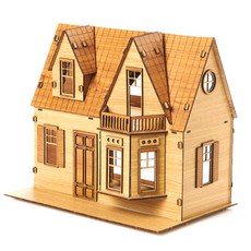 나디자인 Shirley Temple House 미니어처모형, 혼합 색상, 1개