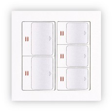 legrand 5間距燈型開關白色超寬, 1個