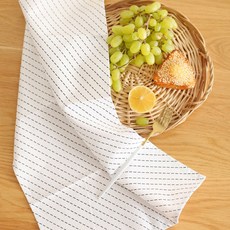 ECODY 設計廚房餐巾, 1件, 1個, 虛線