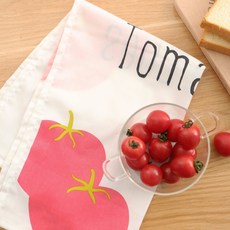 ecody 水果廚房餐巾, 番茄, 1入, 1個