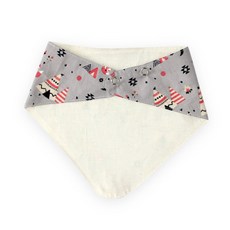 도트레코드 유아동용 캠프폭스 광목 스카프빕 삼각형