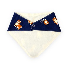 도트레코드 유아동용 프렌들리도그 광목 스카프빕 삼각형