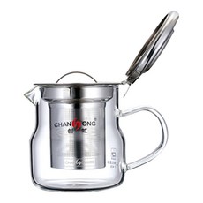 창홍 티포트 400ml T-406, 혼합 색상, 1개
