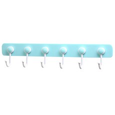 簡約壁掛多用途掛鉤, 藍色, 1個