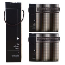 Baram 彩色現代水滴玻璃瓶禮物盒 單瓶用 1L, 混合顏色, 50個