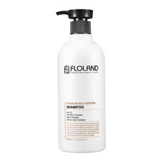 FLOLAND 絲綢角蛋白洗髮乳, 530ml, 1個