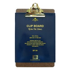 하이타이드 펜코 올드스쿨 스타일 클립보드 A5 골드클립, 혼합 색상, 1개