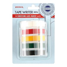하이타이드 펜코 다이모 라벨기 리필 5색상 테이프 세트, 혼합 색상
